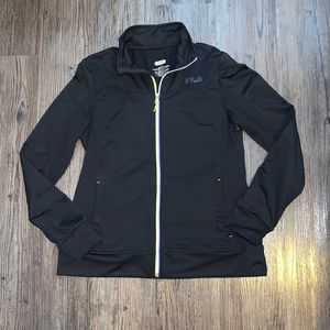 Women’s Black FILA Full Zip Jacket
